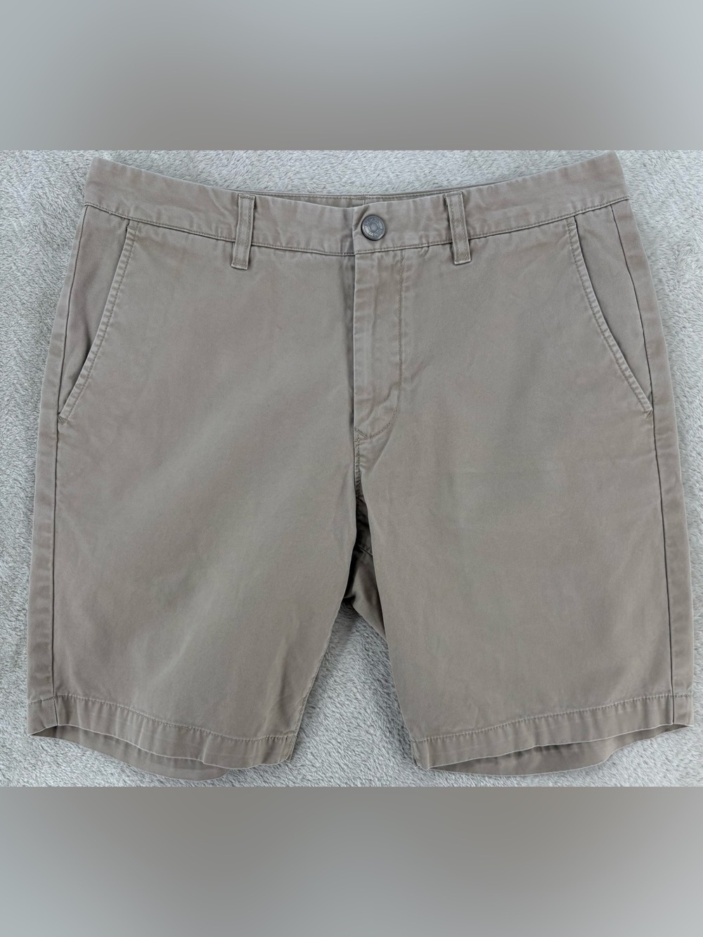 Bonobos Khaki Chino Shorts Men’s Size 32 9” Inseam Tan Casual Flat Front
